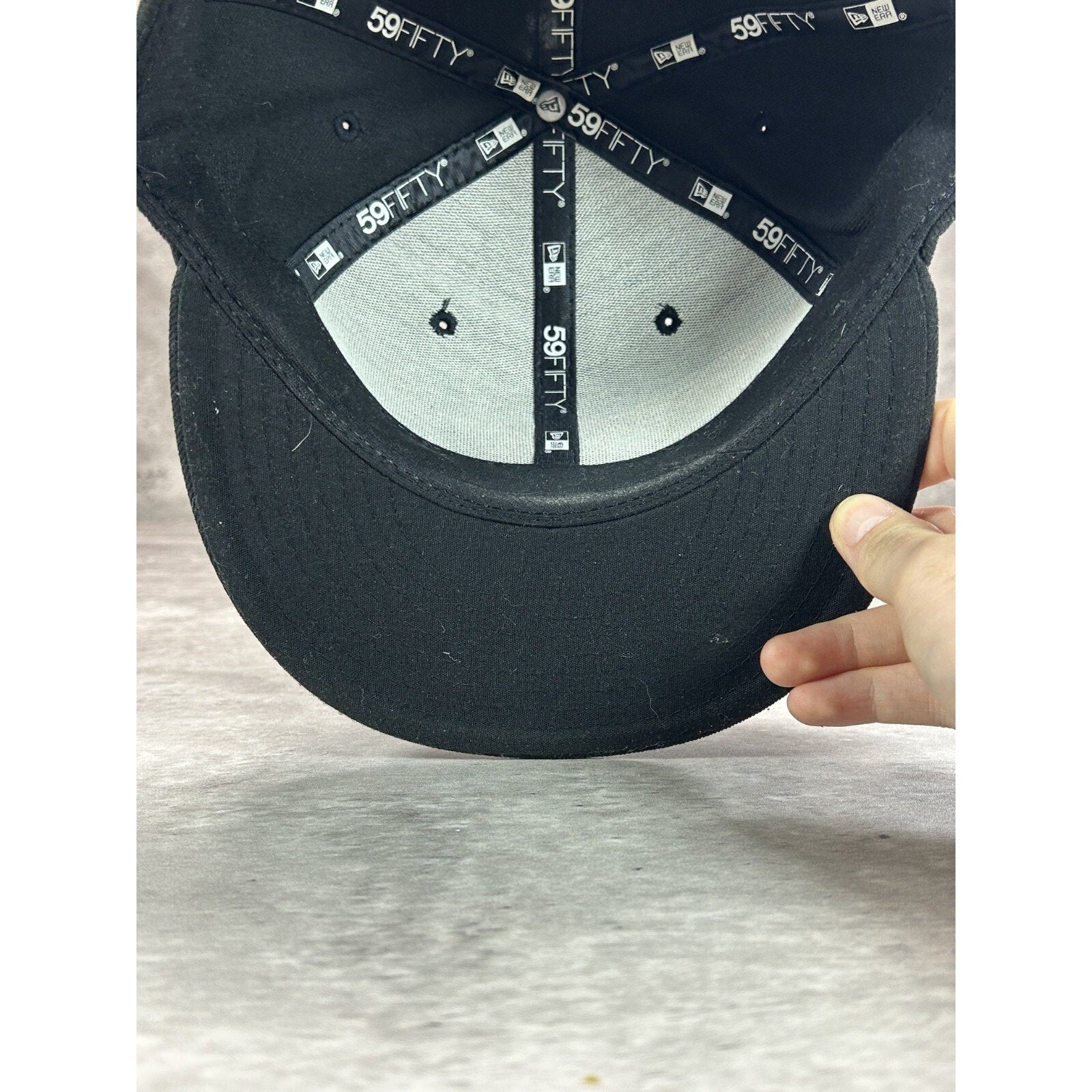 Erie Seawolves MiLB Embroidered Logo Baseball Fitted Hat OSFA Black