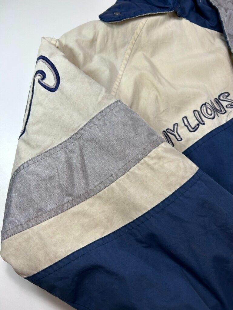 Vintage 90s Penn State NCAA Embroidered Insulated Full Zip Jacket Size Small