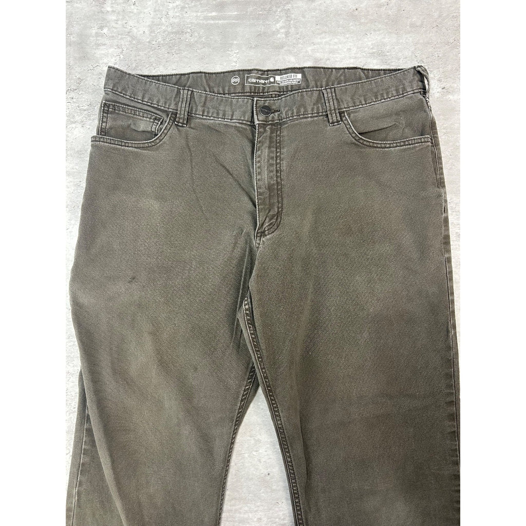 Carhartt Relaxed Fit Canvas Workwear Five Pocket Pants Size 37
