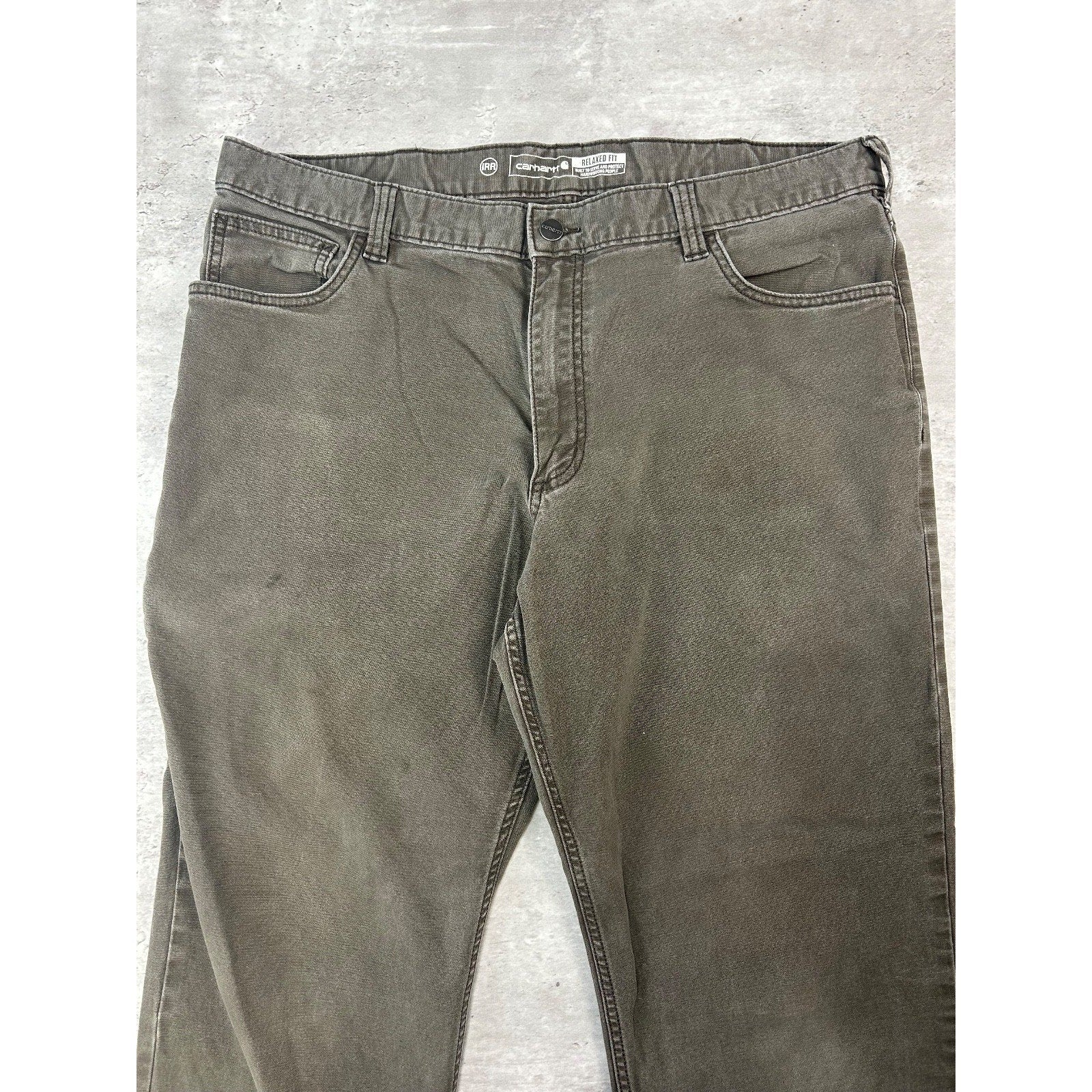 Carhartt Relaxed Fit Canvas Workwear Five Pocket Pants Size 37