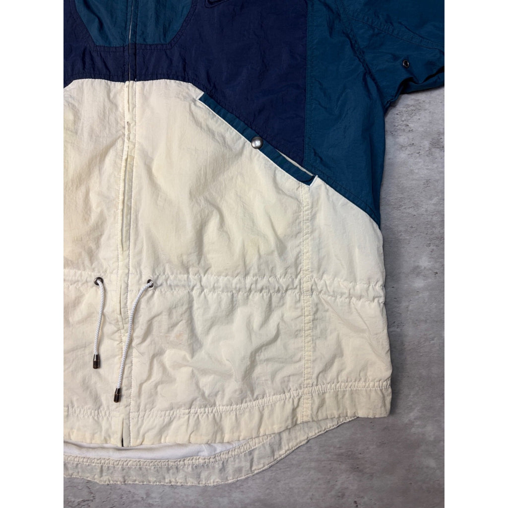 Vintage Nike Nylon Full Zip Windbreaker Jacket Size Medium