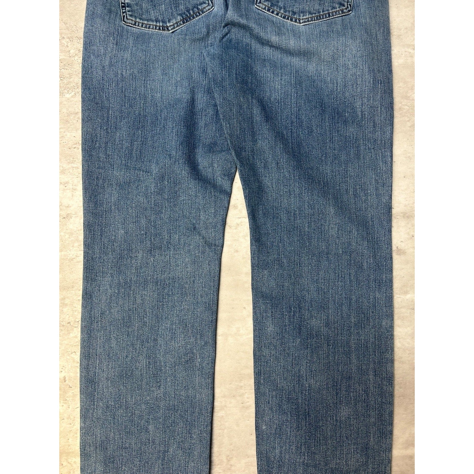 Carhartt Relaxed Fit Dark Wash Denim Workwear Pants Size 36
