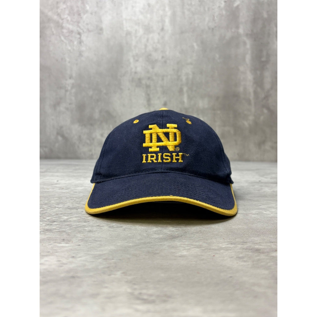 Vintage Notre Dame Fighting Irish NCAA Embroidered Logo Strapback Hat OSFA