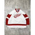 Vintage Nicklas Lidstrom #5 Detroit Red Wings NHL Stitched Hockey Jersey Sz 2XL