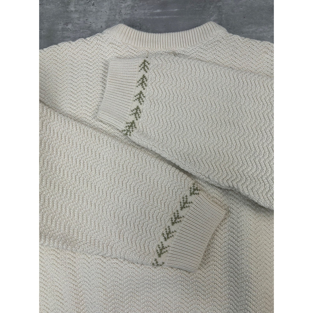 Vintage 90s Cabelas Embroidered Landscape Pullover Knit Sweater Size XL