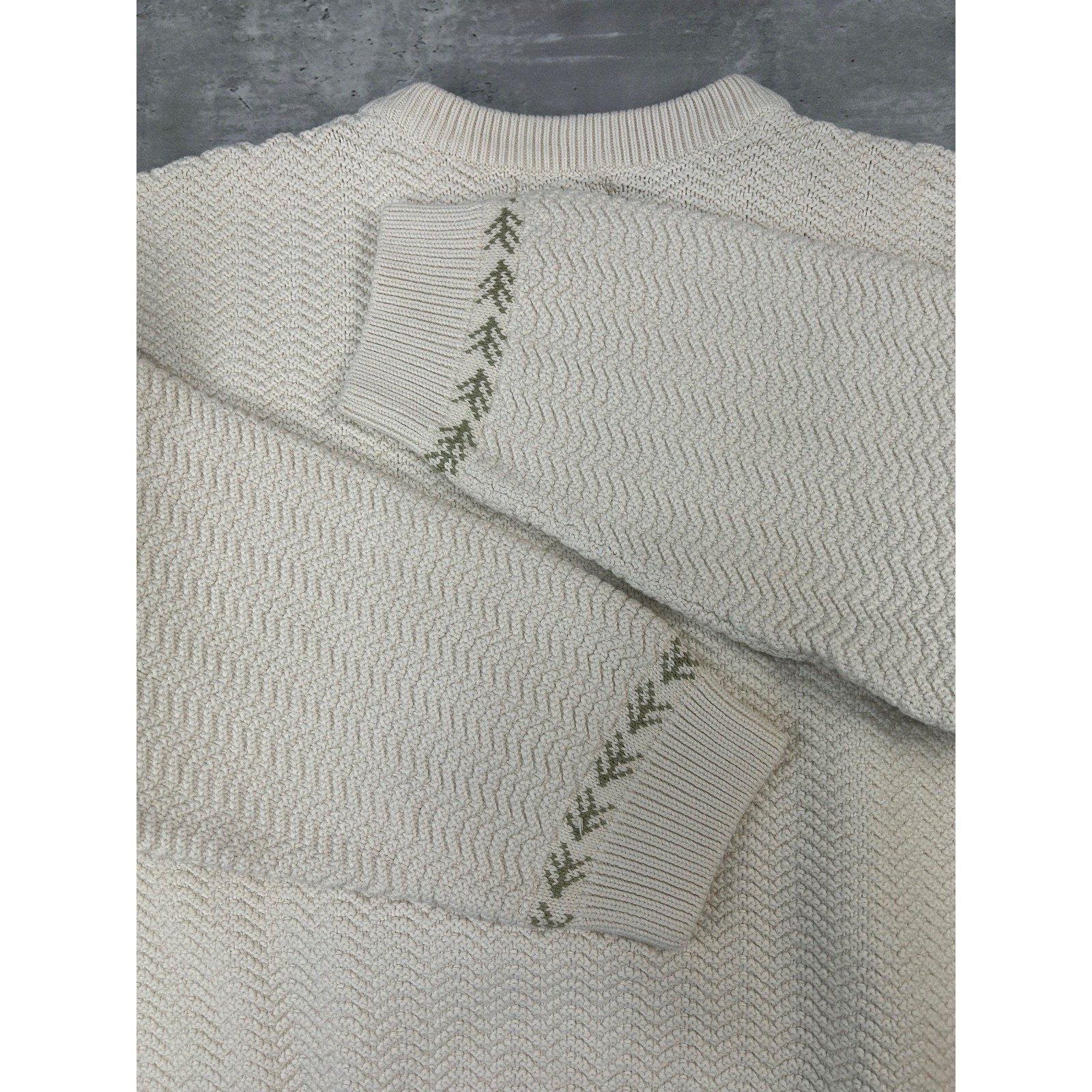 Vintage 90s Cabelas Embroidered Landscape Pullover Knit Sweater Size XL