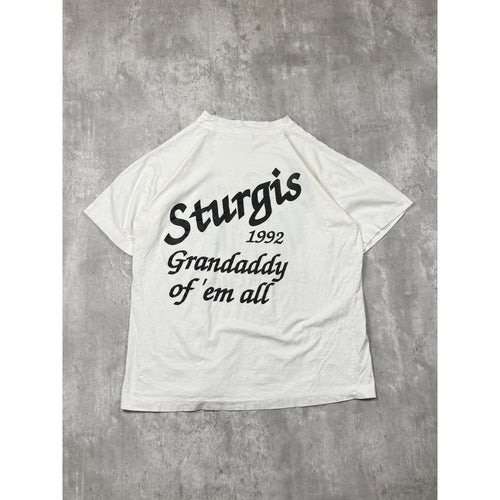 Vintage 1992 52nd Annual Sturgis Motorcycle Rally Eagle Graphic T-Shirt Size XL