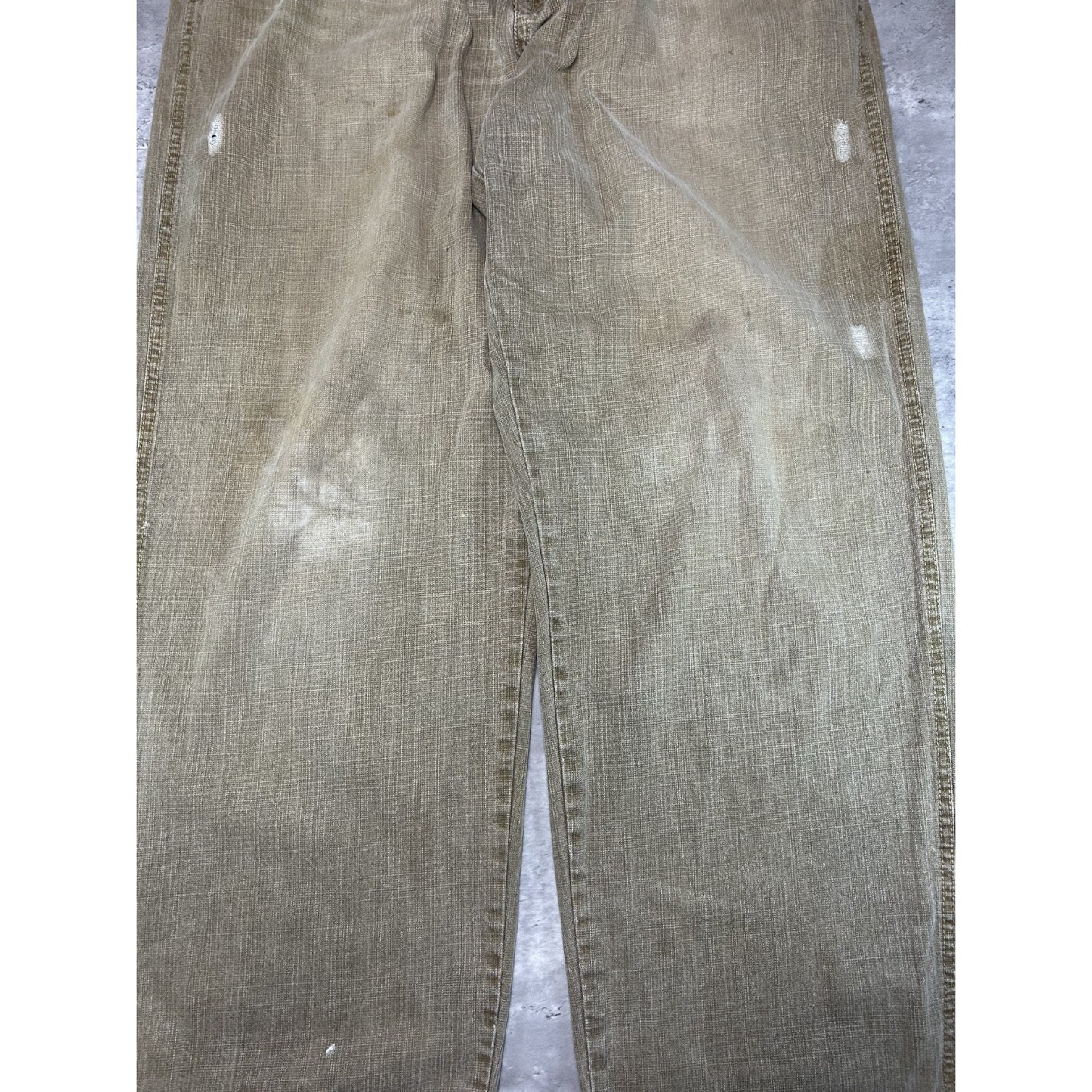 Vintage Y2K South Pole Distressed Baggy Fit Khaki Pants Size 41
