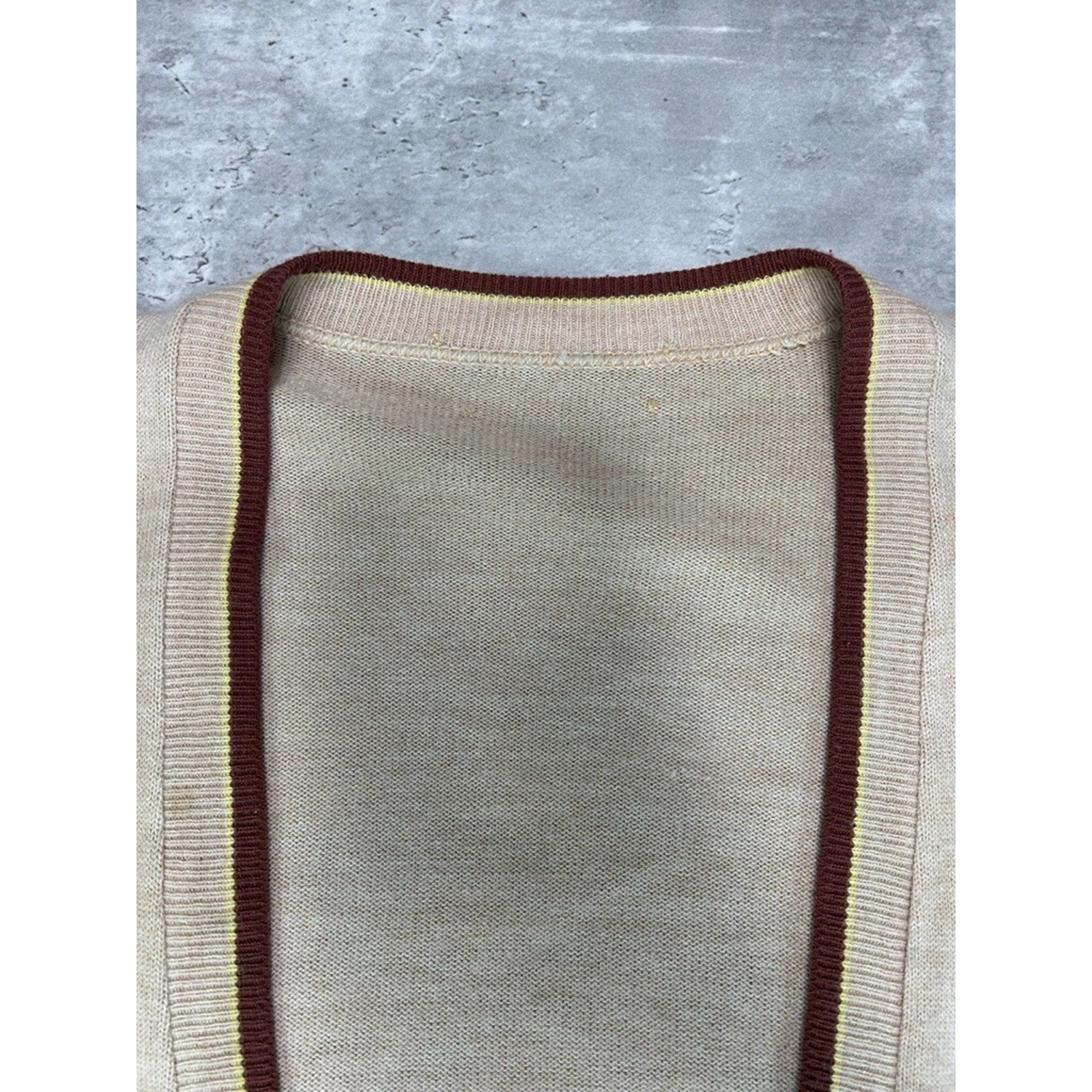 Vintage 1990s/1980s Earth Tones Button Down Knit Cardigan Sweater Size large