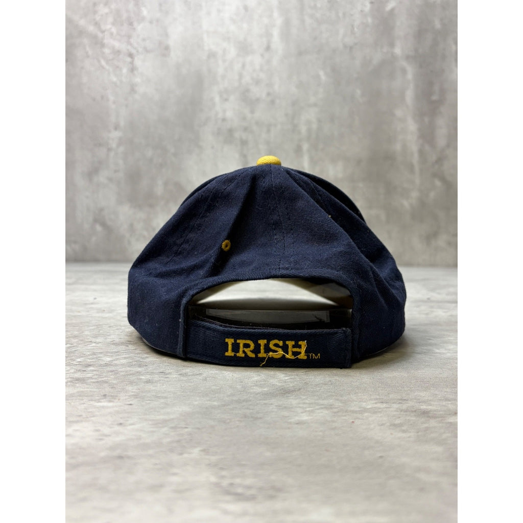 Vintage Notre Dame Fighting Irish NCAA Embroidered Logo Strapback Hat OSFA