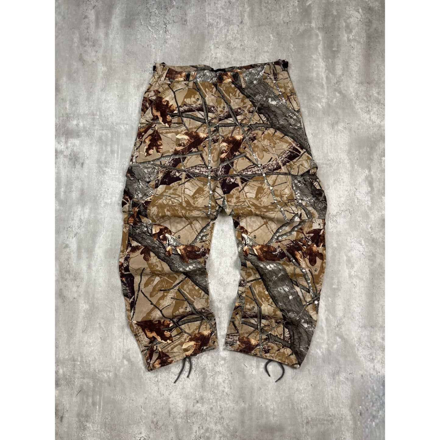 Vintage Fusion 3-D Tree Camo Utility Cargo Hunting Pants Size 38