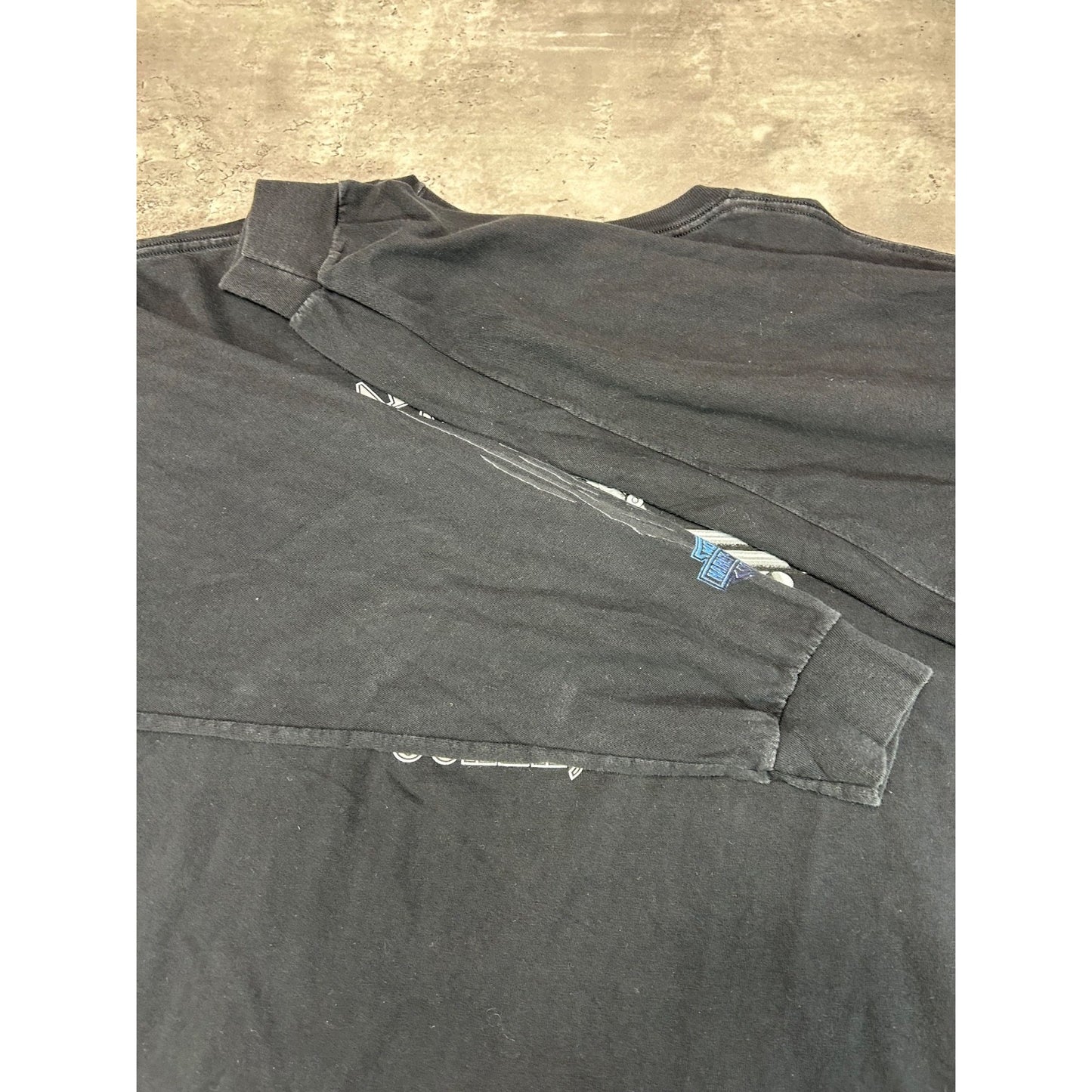 Vintage Harley Davidson Wolf Graphic Flame Long Sleeve T-Shirt Size XL