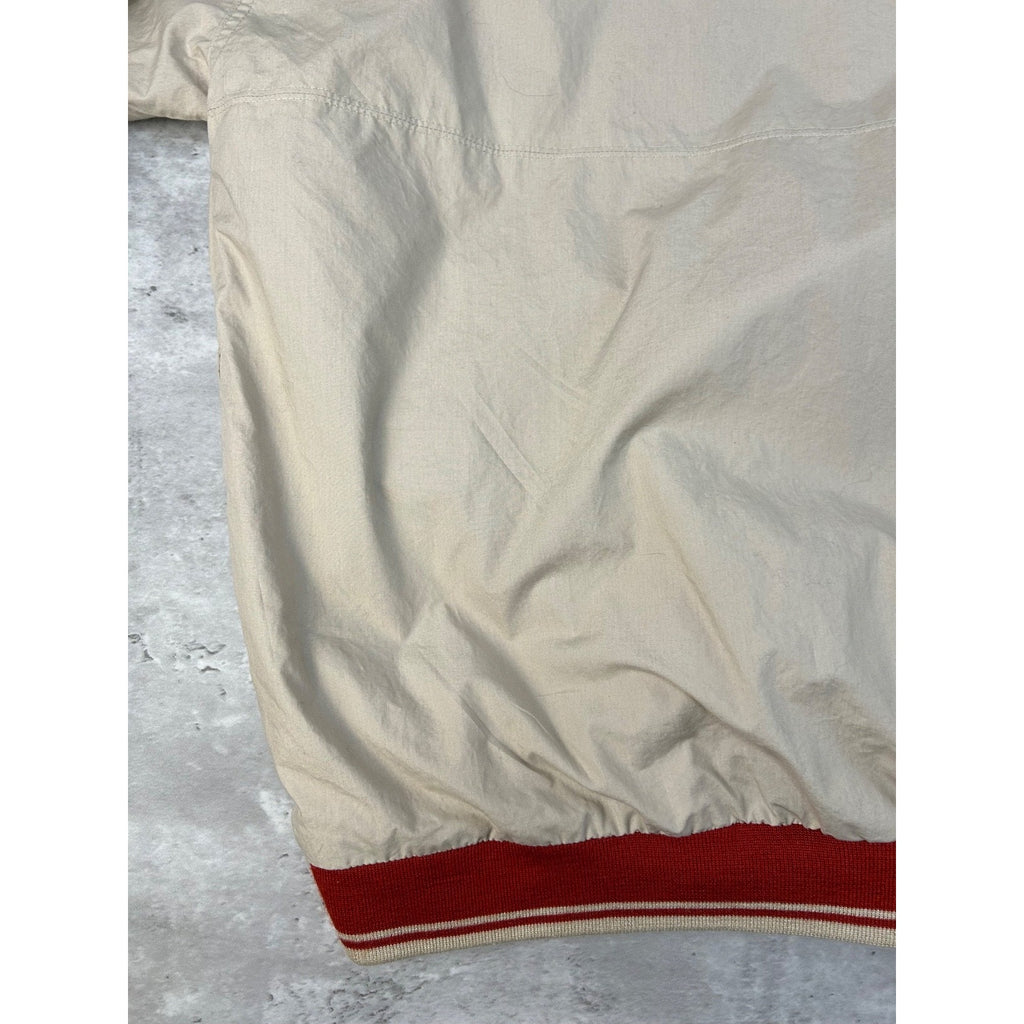 Vintage Ohio State Buckeyes Reversible Pullover Windbreaker Jacket Size Large