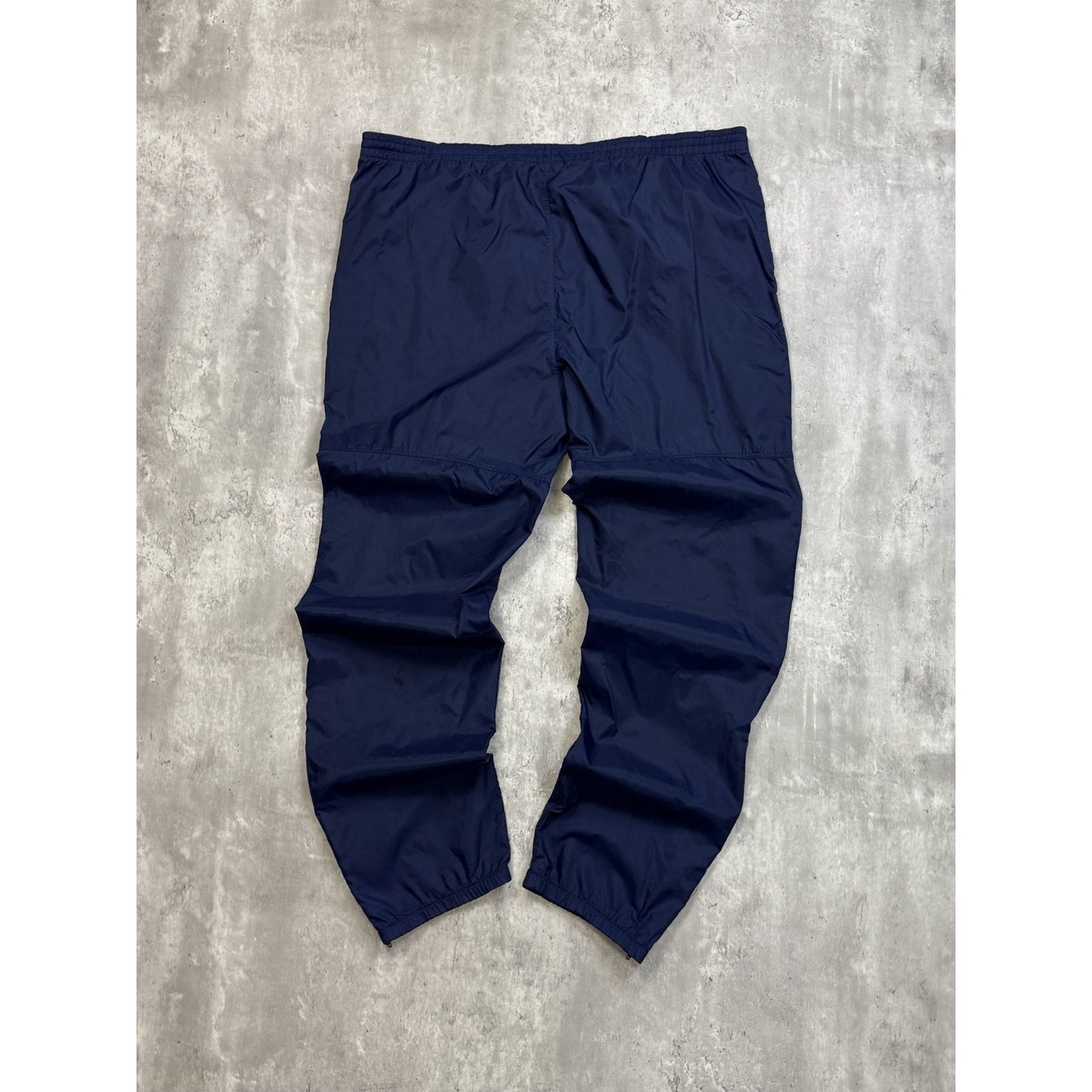 Vintage 90s Nike Tonal Embroidered Swoosh Nylon Track Pants Size XL