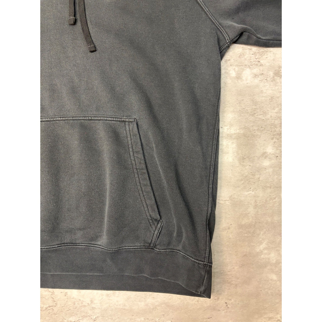 Nike Embroidered Swoosh Spellout Hooded Sweatshirt Size Large