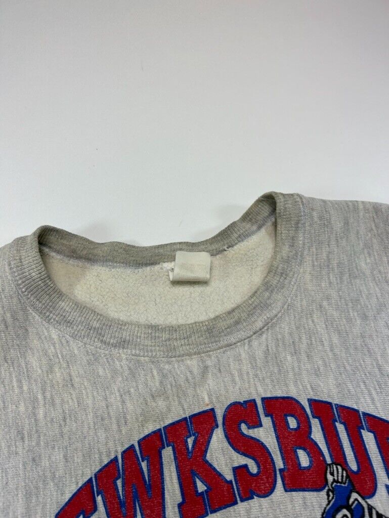 Vintage 1990 Tewksbury Football Superbowl Graphic Sweatshirt Size XL