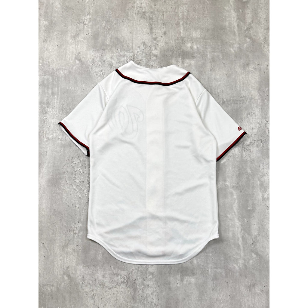 Vintage Washington Nationals MLB Stitched Majestic Baseball Jersey Size Small