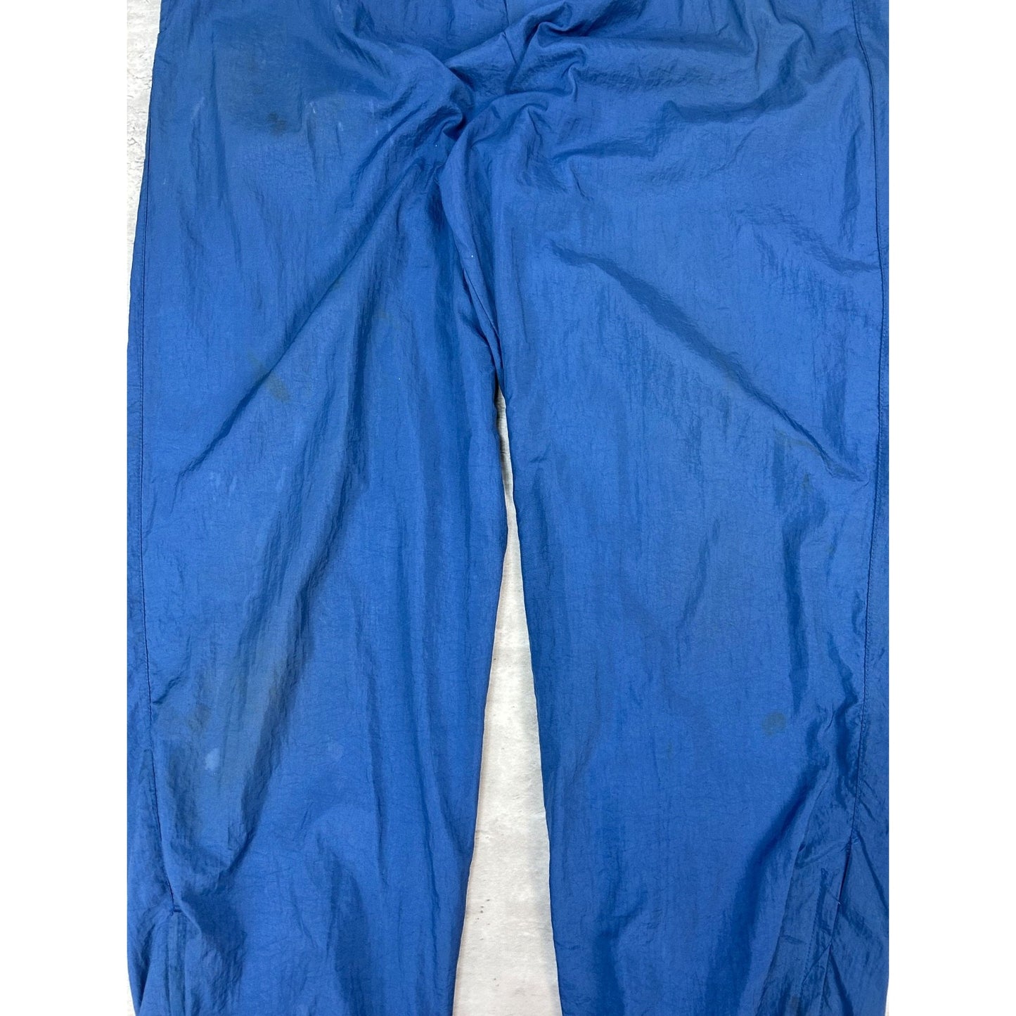 Vintage Nike Embroidered Mini Swoosh Splash Pants Size XL YOUTH Blue