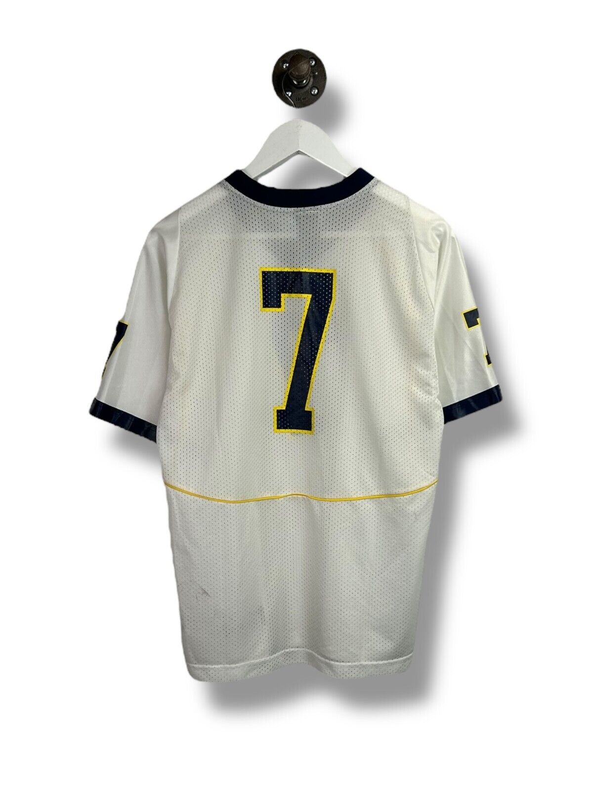 Vintage Michigan Wolverines NCAA #7 Nike Football Jersey Size XL White