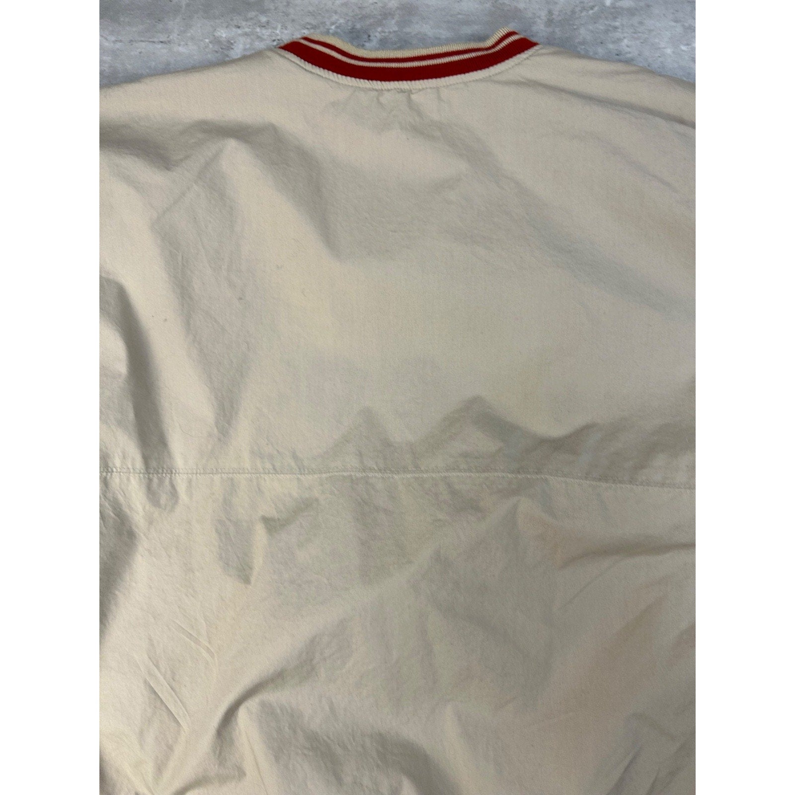 Vintage Ohio State Buckeyes Reversible Pullover Windbreaker Jacket Size Large