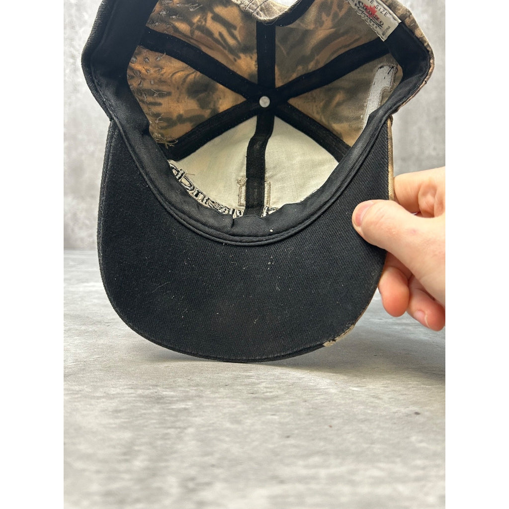 Vintage Goodwrench Racing Embroidered Nascar Tree Camo Strapback Hat OSFA