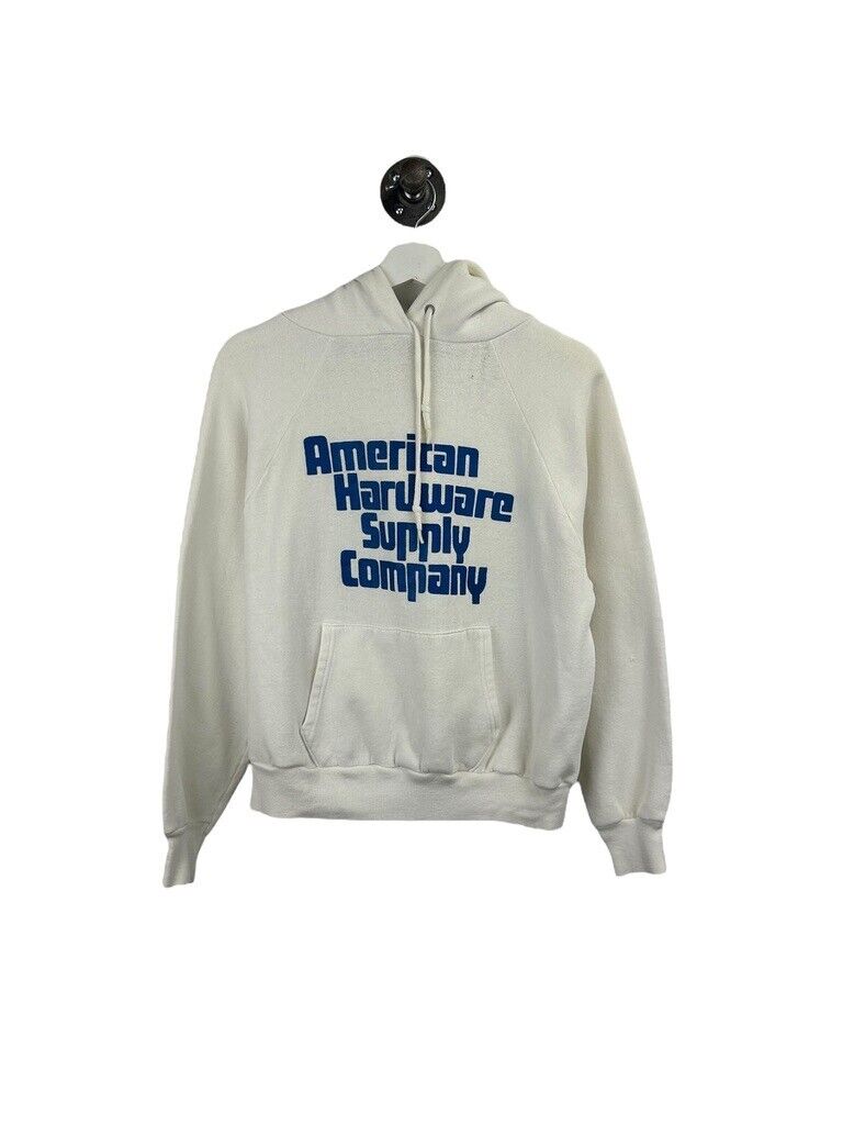 Vintage 70s/80s American Hardware Supply Company Hooded Sweatshirt Size Small