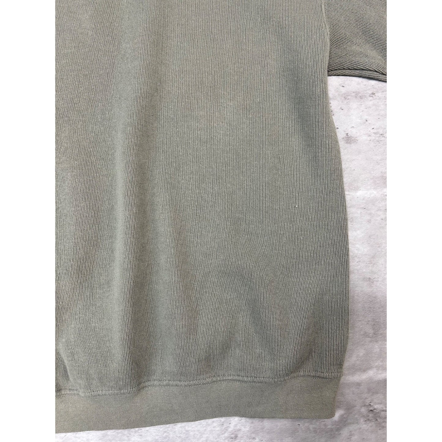 Vintage 90s Big Dogs Embroidered Spellout 1/4 Zip Pullover Sweatshirt Size XL