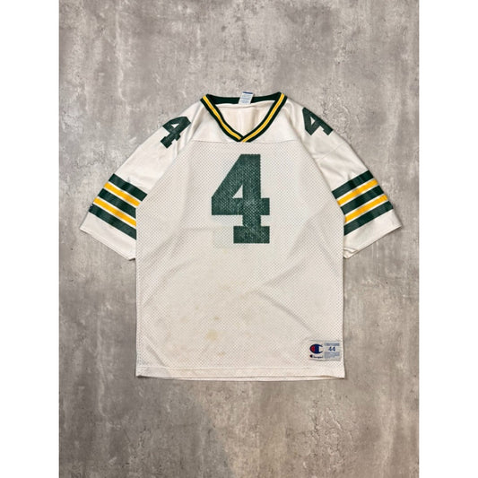 Vintage 90s Brett Favre #4 Green Bay Packers NFL Champion Football Jersey Size L