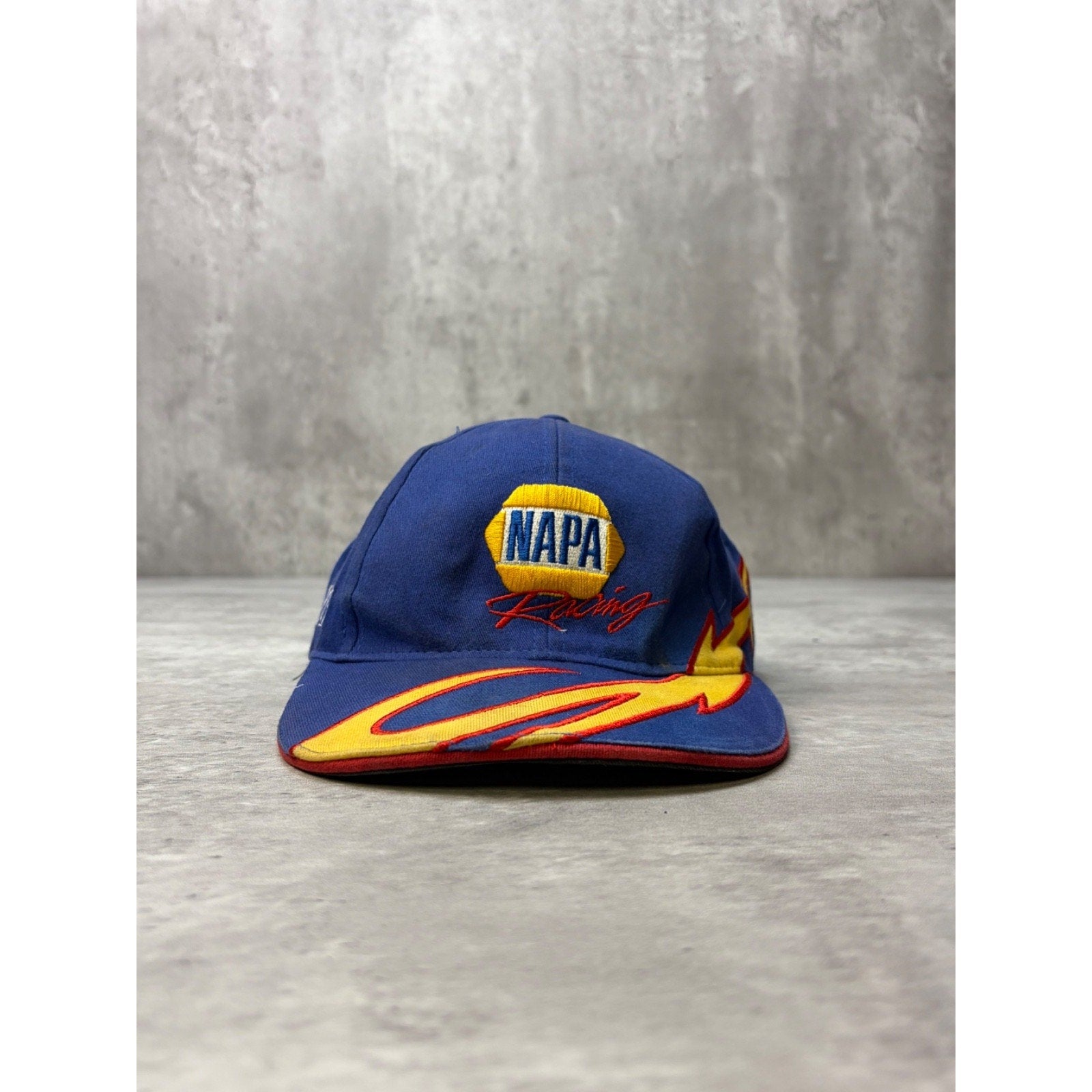 Vintage Napa Racing Embroidered Logo Nascar Strapback Hat OSFA
