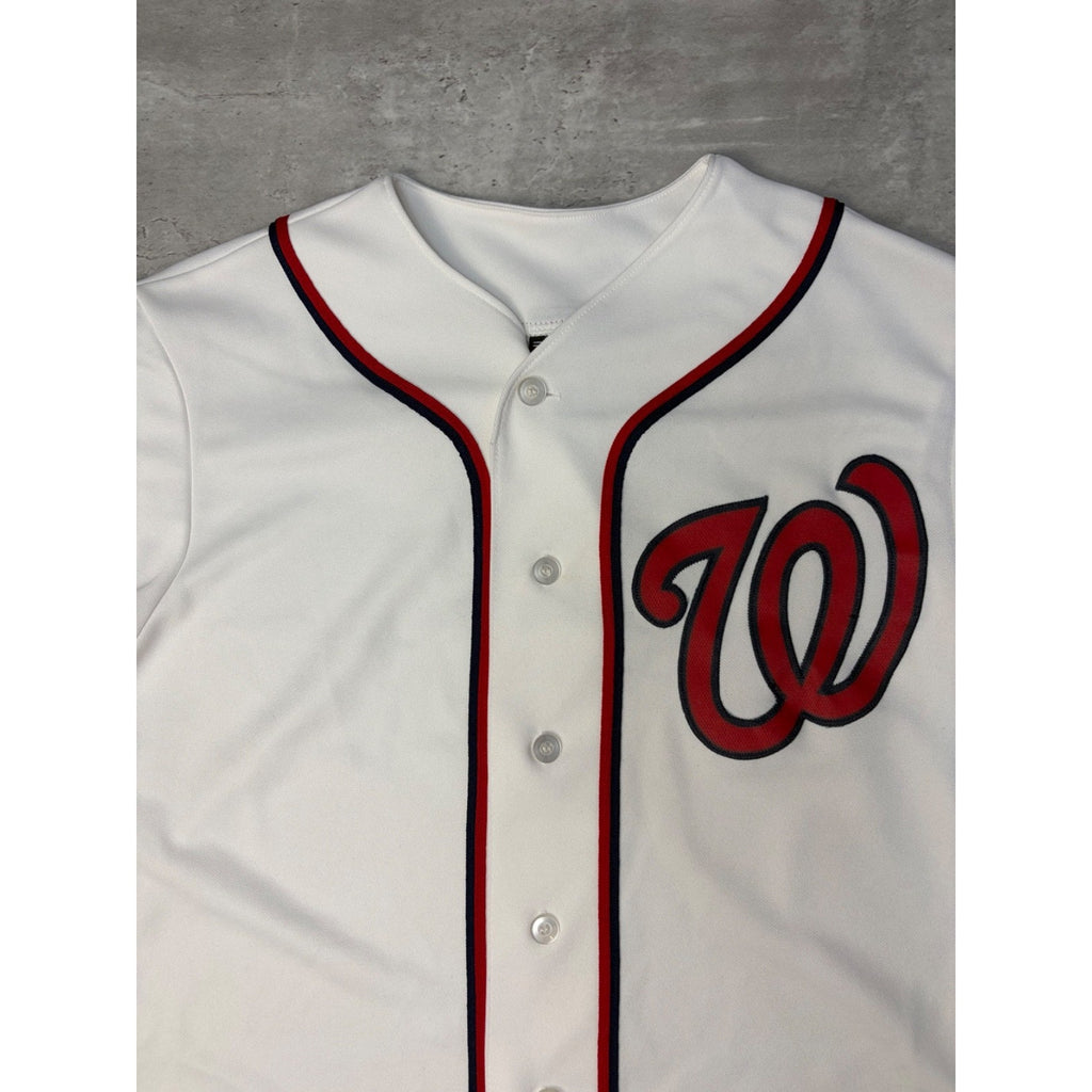 Vintage Washington Nationals MLB Stitched Majestic Baseball Jersey Size Small