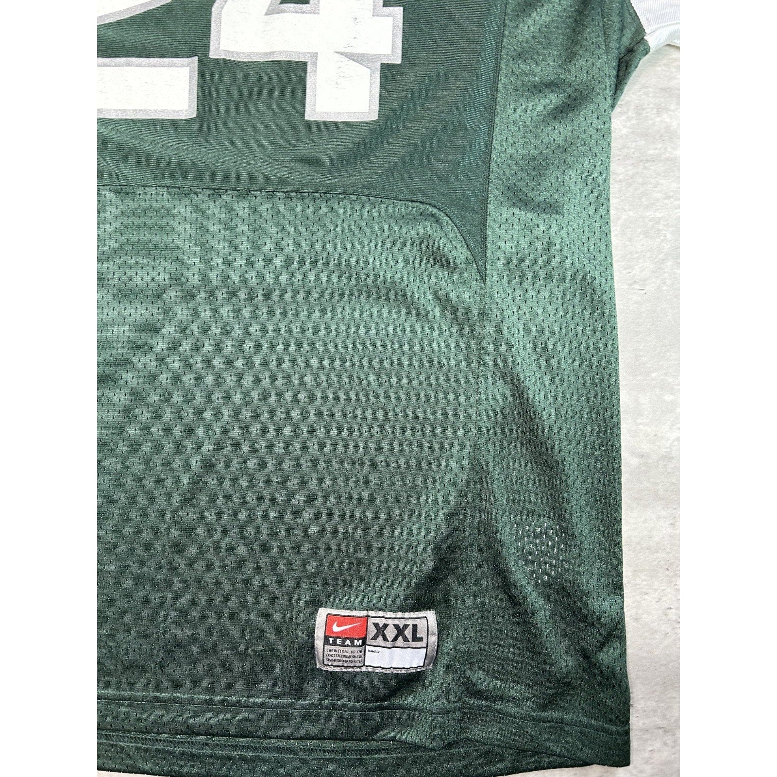 Vintage Michigan State Spartans #24 NCAA Two Tone Nike Football Jersey Size 2XL