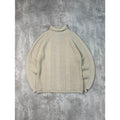 Vintage Y2K Point Zero Cable Knit Pullover Turtle Neck Sweater Size Large