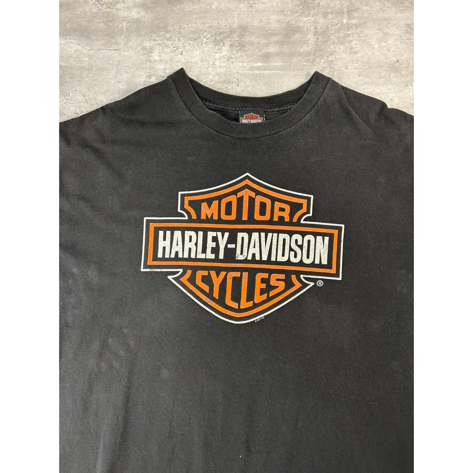 Harley Davidson Motorcycles Classic Logo Graphic T-Shirt Size 2XL