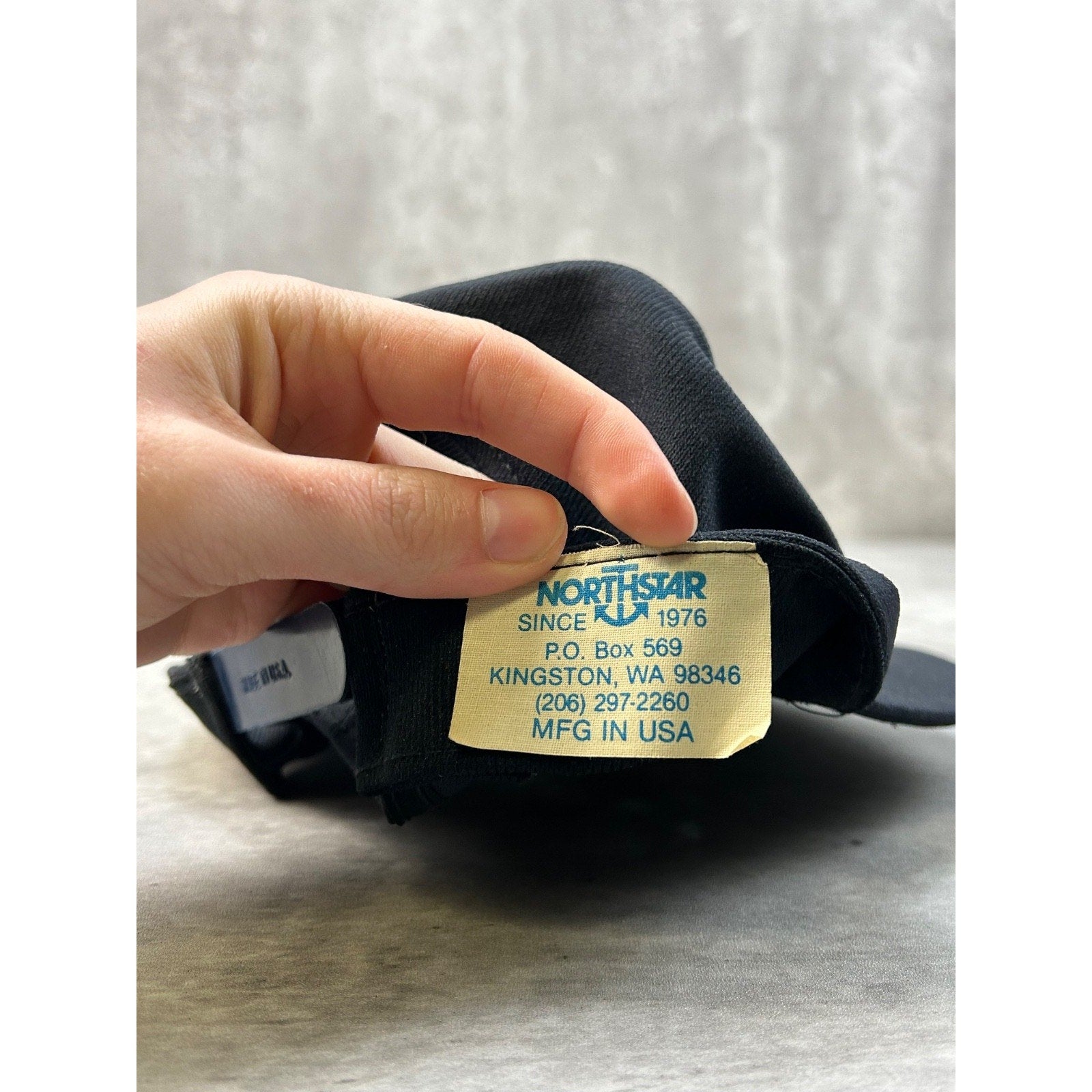 Vintage 80s USS Enterprises CVN-65 US Military Navy Snapback Hat OSFA