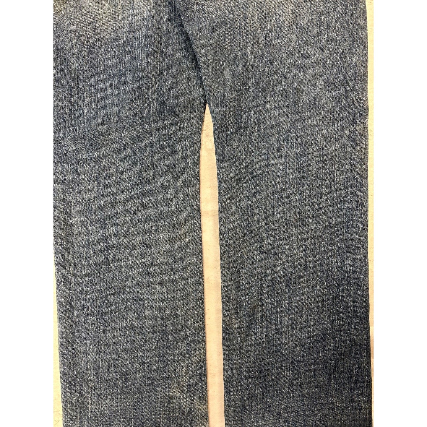 Carhartt Relaxed Fit Fleece Lined Dark Wash Workwear Denim Pants Size 37 Blue