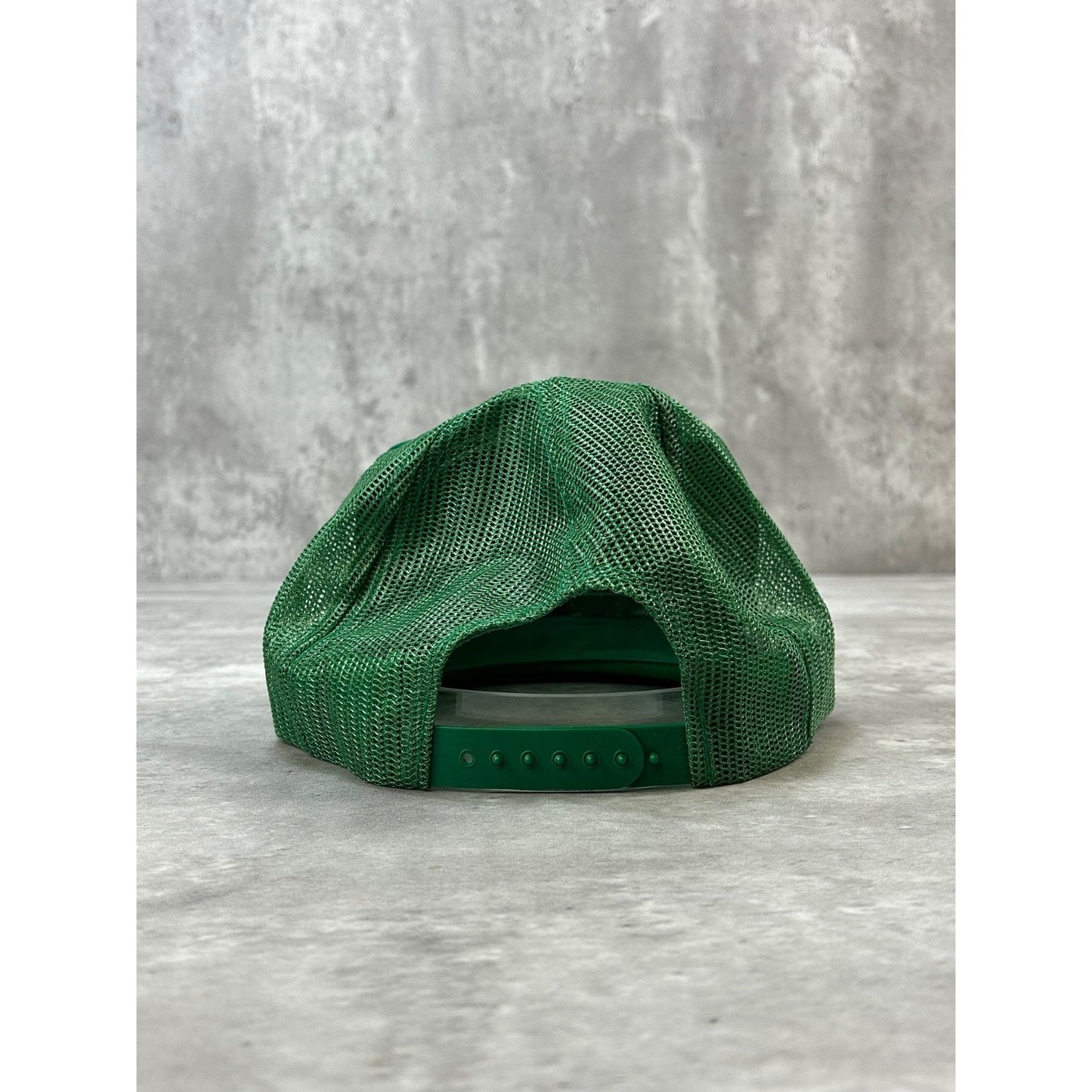 Vintage 90s Nagle Paving Company Graphic Spellout Trucker Snapback Hat OSFA