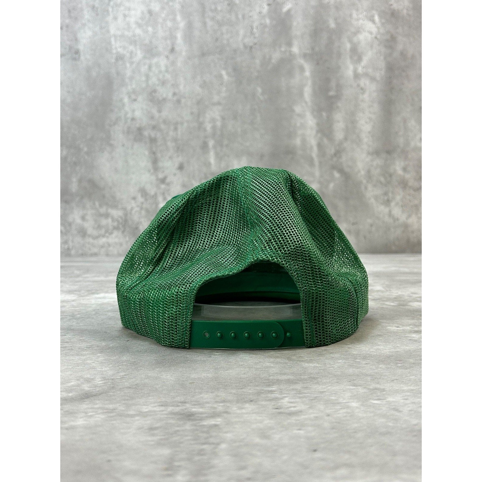 Vintage 90s Nagle Paving Company Graphic Spellout Trucker Snapback Hat OSFA