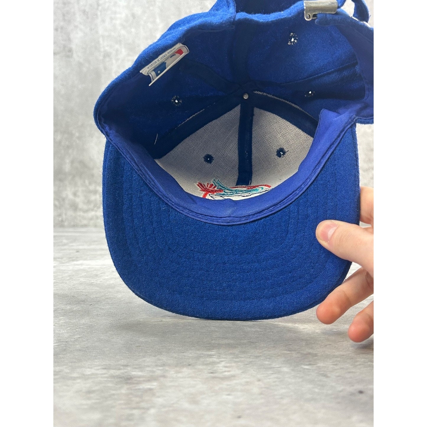 Vintage 90s Toronto Blue Jays MLB Embroidered Logo Baseball Strapback Hat OSFA