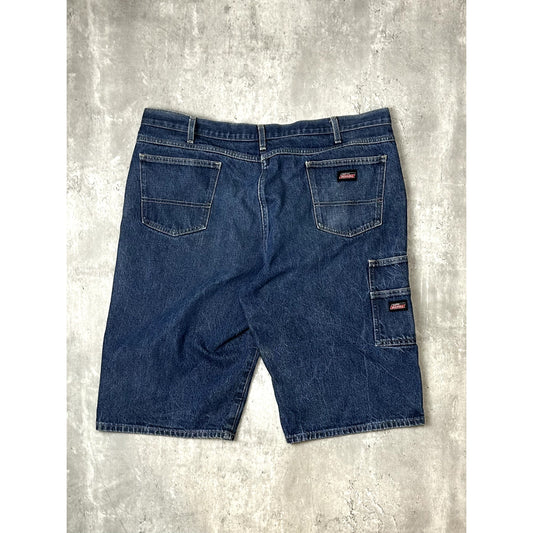 Vintage Dickies Dark Wash Denim Five Pocket Workwear Shorts Size 42