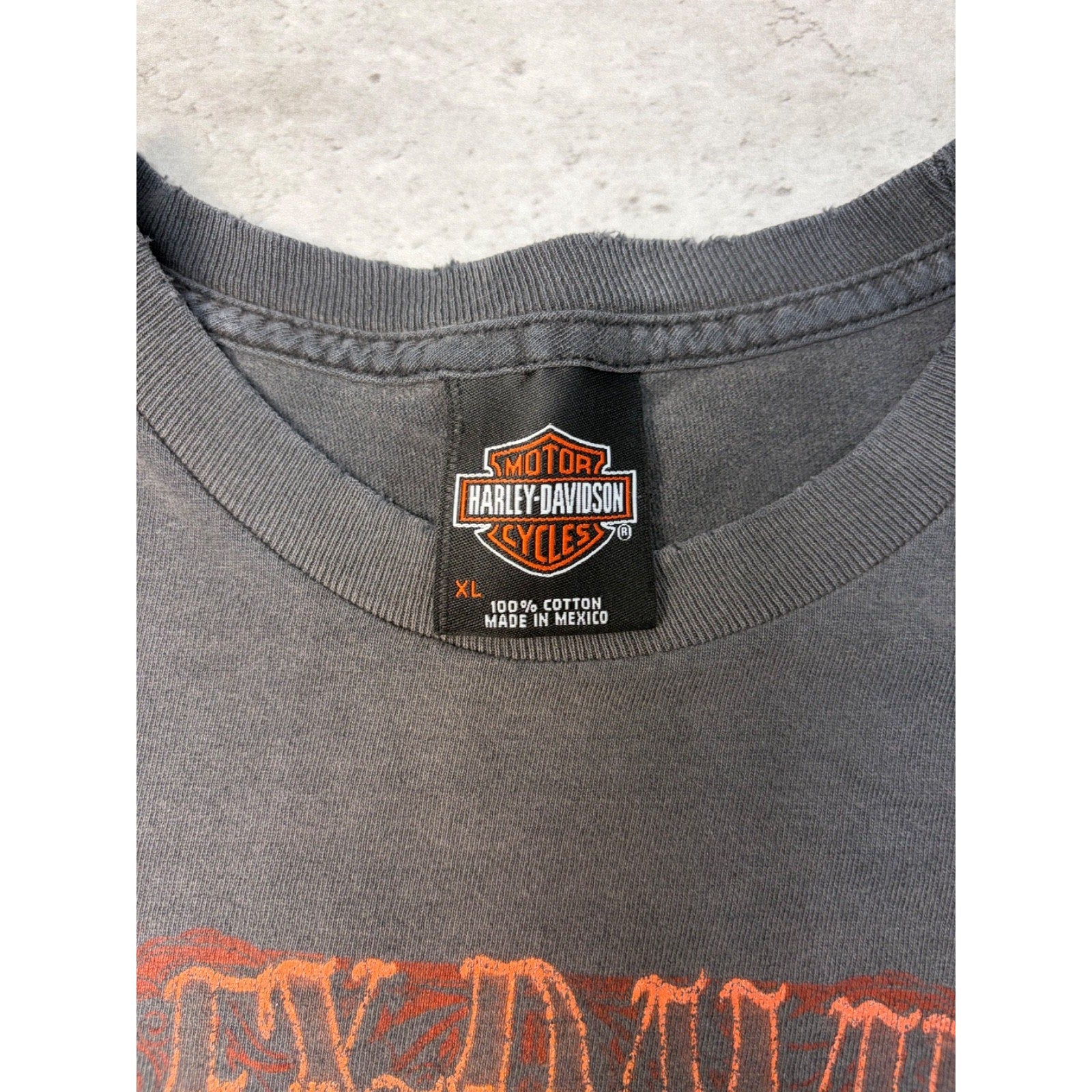 Vintage Harley Davidson Steampunk Spellout Graphic T-Shirt Size XL