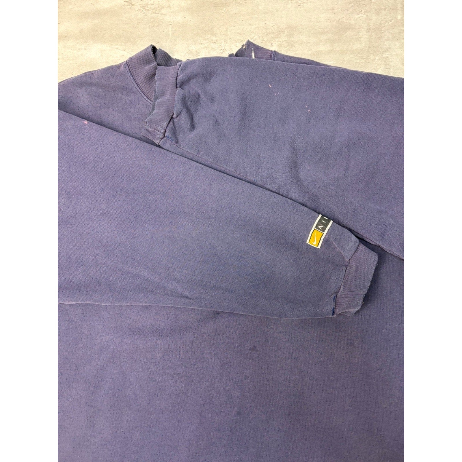 Vintage 90s Nike Embroidered Collar Swoosh Spellout Sweatshirt Size 2XL