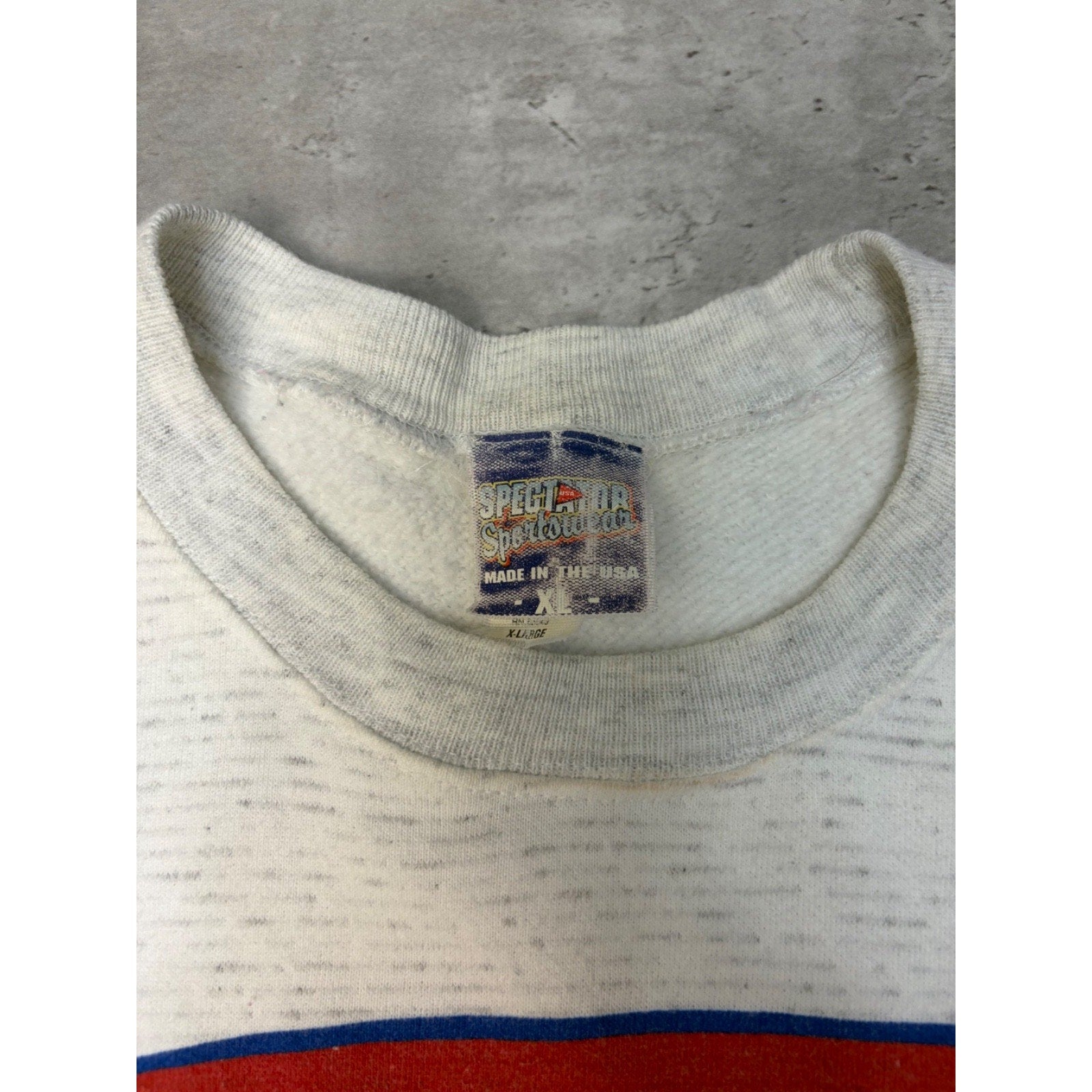 Vintage 1994 Buffalo Bills NFL 35 Year Anniversary Graphic Sweatshirt Size XL