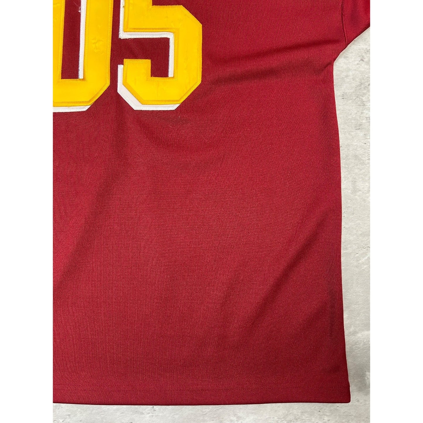 Vintage Y2K Fubu #05 Stitched Football Jersey Size XL Maroon / Yellow