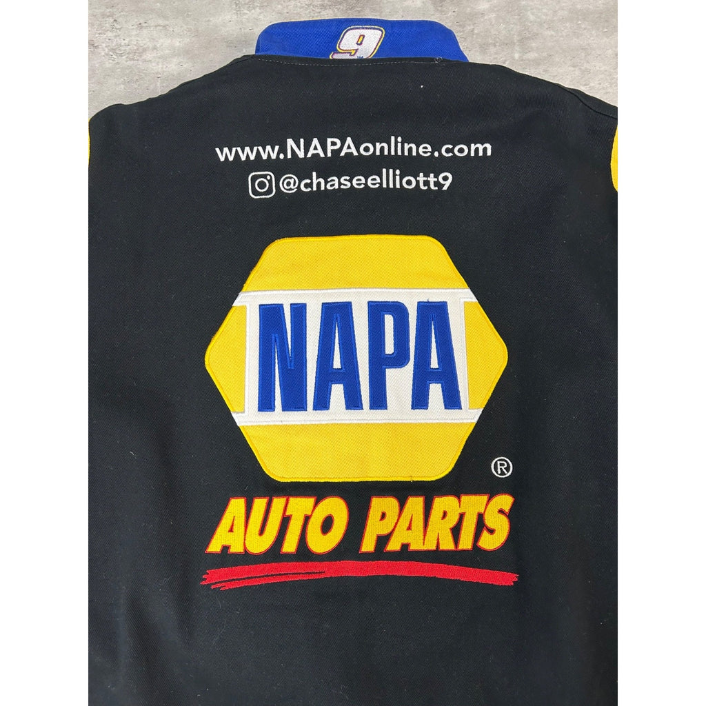 Vintage Chase Elliot Napa Racing Embroidered Nascar Race Jacket Size 3XL