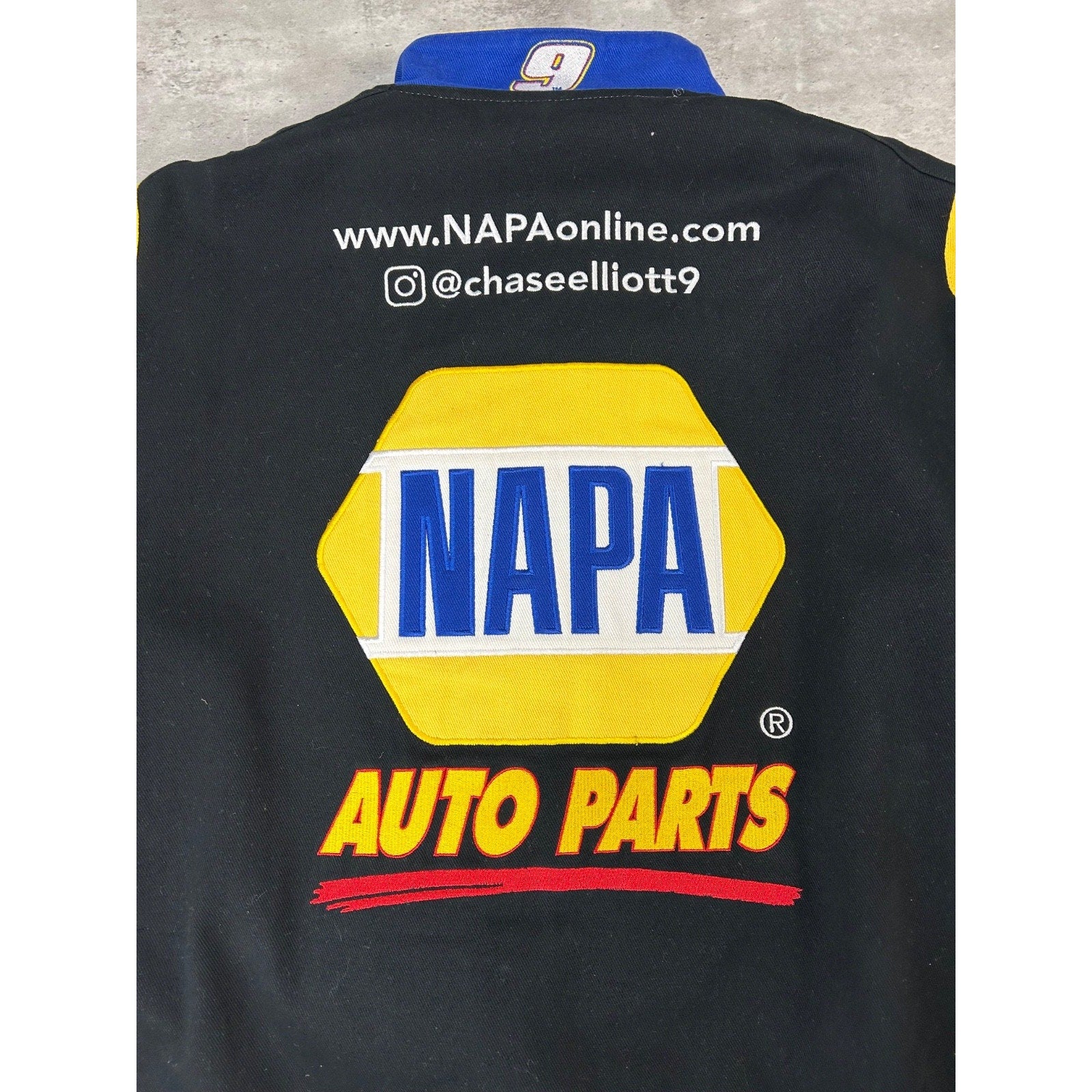 Vintage Chase Elliot Napa Racing Embroidered Nascar Race Jacket Size 3XL