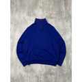 Vintage Polo Golf 1/4 Zip Pullover Collared Blue Sweatshirt Size Medium