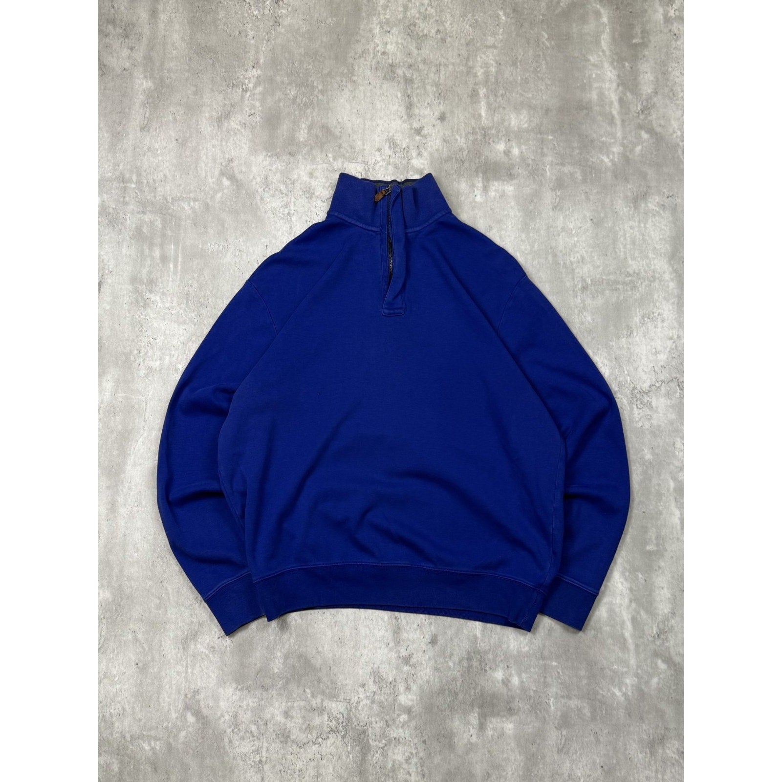 Vintage Polo Golf 1/4 Zip Pullover Collared Blue Sweatshirt Size Medium