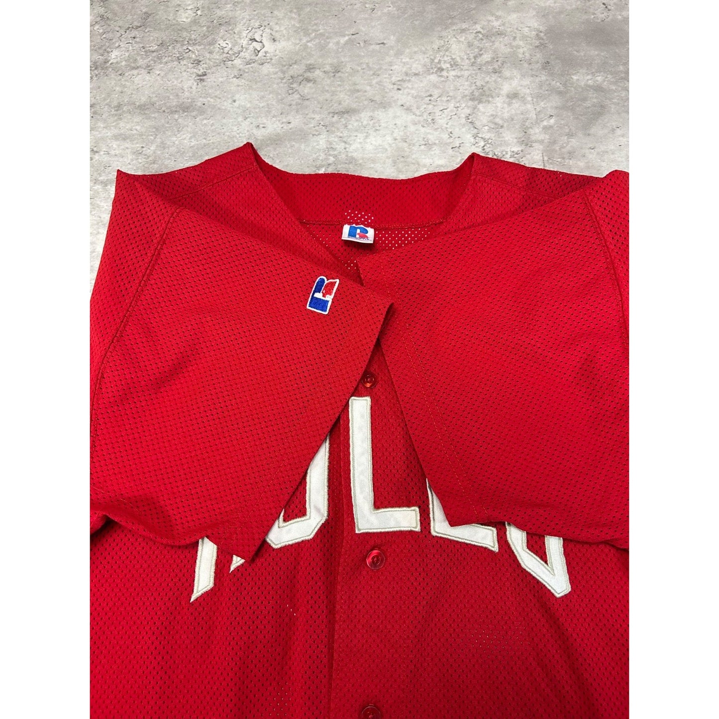 Vintage 90s Central Missouri Mules NCAA Stitched Baseball Jersey Size XL