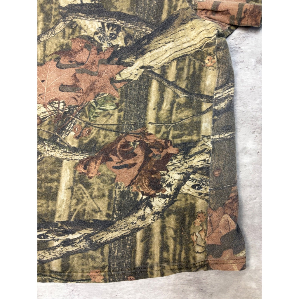 Mossy Oak Beak Up Infinity Tree Camo Hunting Pocket T-Shirt Size 2XL
