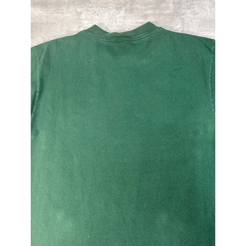 Vintage 90s Green Bay Packers NFL Embroidered Spellout Football T-Shirt Sz Large